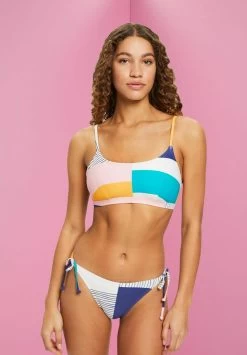 ESPRIT Im Croptop-Stil Mit Mustermix - Bikinitop - Sand
