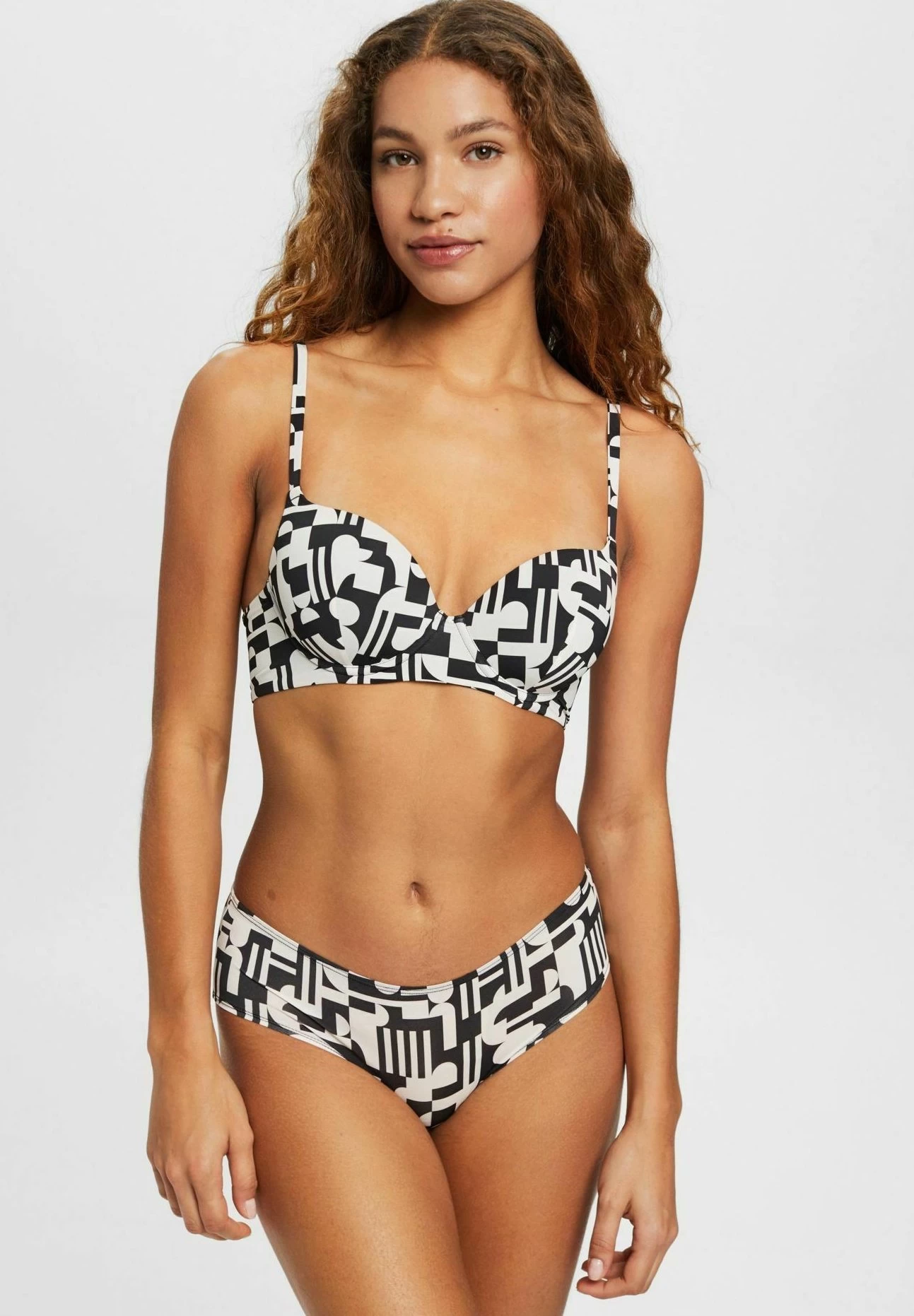 ESPRIT Bügel Geo-Print - Push-Up Bh - Black - Image 2