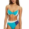 ESPRIT Mit Bügel-Cups Im Design - Bikinitop - Teal Green