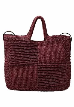 ESPRIT Mit Henkel In Optik - Strandaccessoire - Bordeaux Red