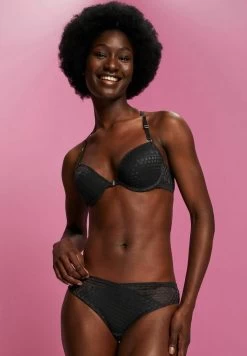 ESPRIT Recycelt Wattierter- Beugel Bh - Anthracite