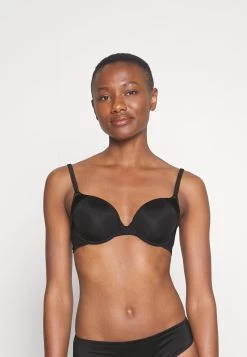 ESPRIT Shiny Block_The Timeless Fit Sexy Padded- Beugel Bh - Black