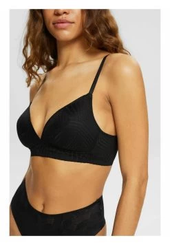 ESPRIT Wattierter Ohne Bügel - Triangel Bh - Black