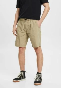 Edc By Esprit Leichte Washed Look - Shorts - Beige