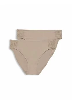 ESPRIT 2Pack Mit Spitzendetails - Slip - Light Taupe