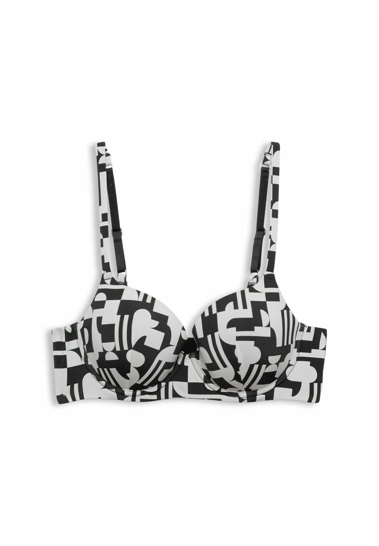 ESPRIT Bügel Geo-Print - Push-Up Bh - Black - Image 5