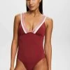 ESPRIT Padded - Badpak - Dark Red