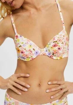 ESPRIT Unwattiertes Mit Bügel-Cups Und Blütenmust - Bikinitop - Violet