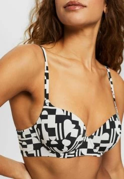 ESPRIT Bügel Geo-Print - Push-Up Bh - Black