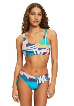ESPRIT Im Croptop Look Mit Print - Bikinitop - Ink