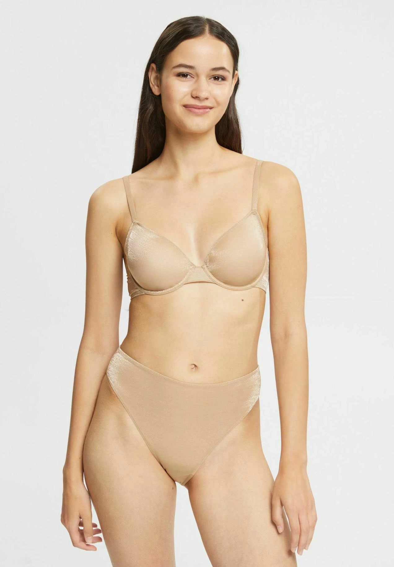 ESPRIT Und Glanzeffekt - Slip - Light Beige