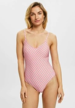 ESPRIT Geometrischem - Badpak - Pink Fuchsia