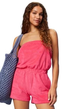 ESPRIT Romper - Strandaccessoire - Pink Fuchsia